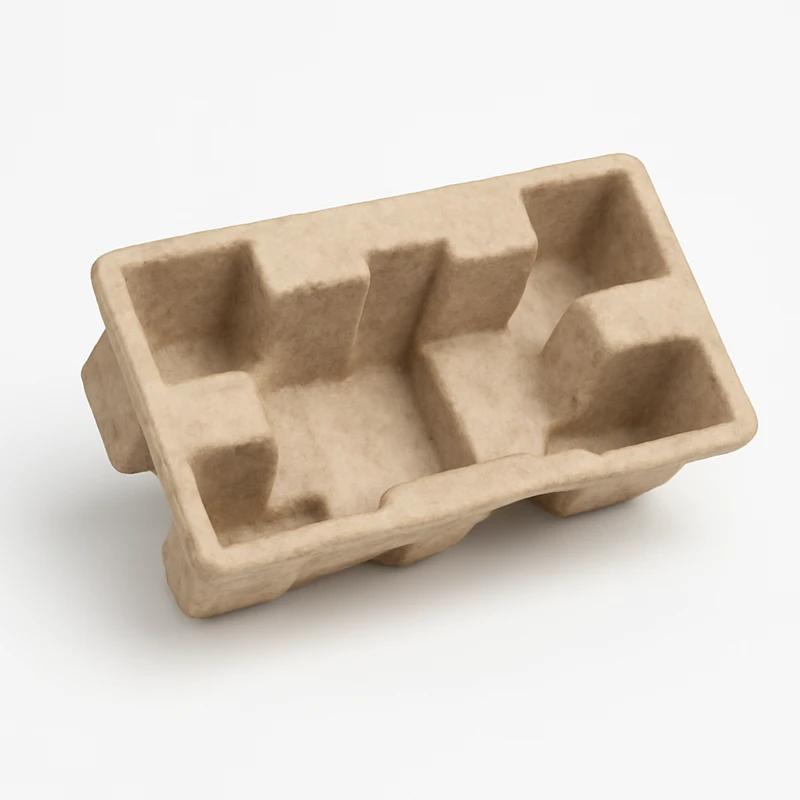 Natural Dry Press Molded Pulp Insert